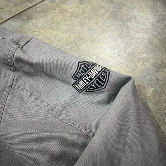 HARLEY DAVIDSON MEN'S WARM MOTORCYCLE RIDING COAT JACKET SIZE 4XL BIKER GRUNGE - Picture 12 of 15